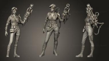 Military figurines Kuton Viola 3d model