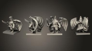 Military figurines Tenku Bird Warrior 004 3d model