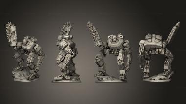 Military figurines Terminatorobot 3d model