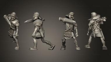 Military figurines TESTUDO LEGGIONAIRE 2 3d model