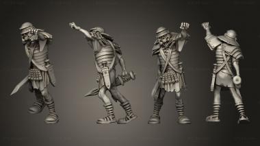 Military figurines TESTUDO LEGGIONAIRE 3 3d model