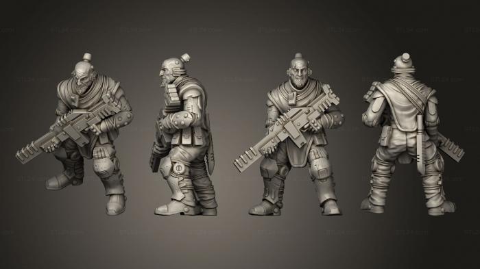 Military figurines (Tex, STKW_13548) 3D models for cnc