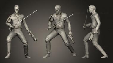 Military figurines Kyle Katarn From Star Wars Jedi Knight Jedi Outcast 3d model