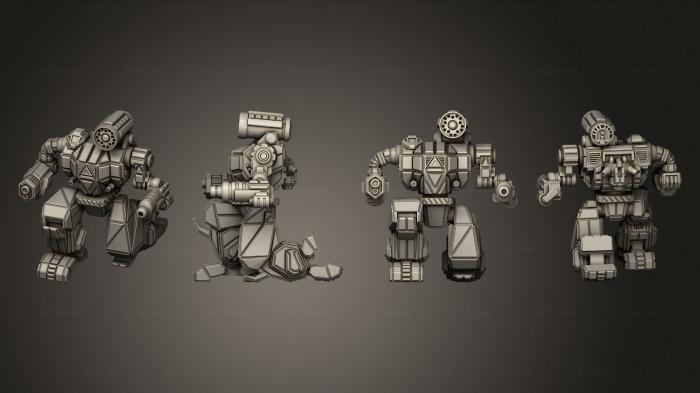 Military figurines (thaumaturge kneel, STKW_13551) 3D models for cnc