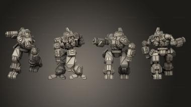 Military figurines Thaumaturge M point and shoot 3d model