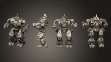 Military figurines Thaumaturge M static 3d model