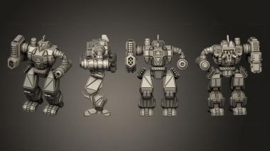 Military figurines Thaumaturge MT Static 3d model