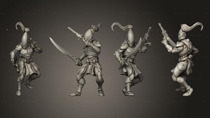 Military figurines (The Aetern Troop 02, STKW_13564) 3D models for cnc