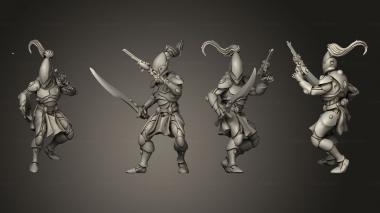 Military figurines The Aetern Troop 02 3d model