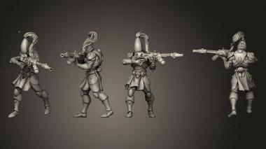 Military figurines The Aetern Troop 04 3d model