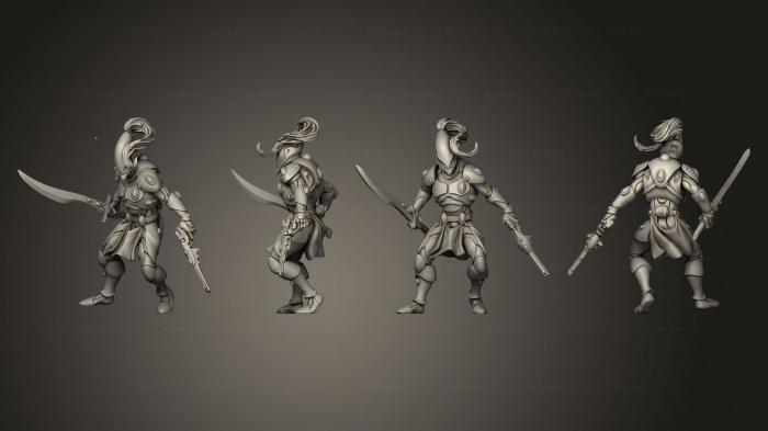 Military figurines (The Aetern Troop 05, STKW_13567) 3D models for cnc