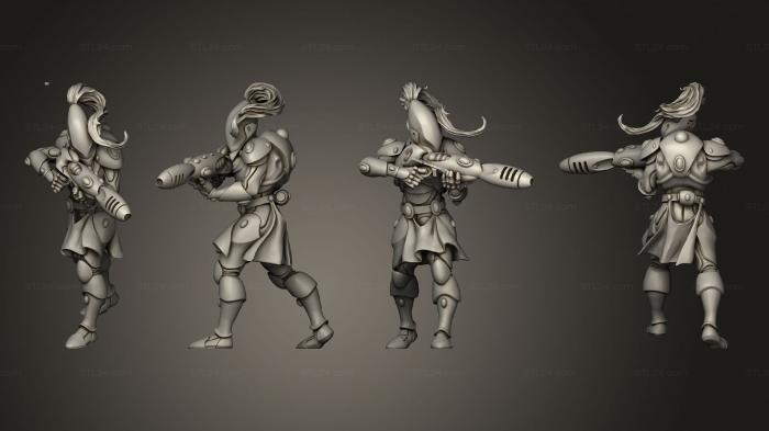 Military figurines (The Aetern Troop 06, STKW_13568) 3D models for cnc