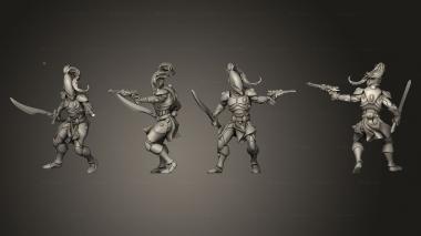 Military figurines The Aetern Troop 08 3d model