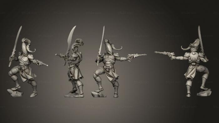 Military figurines (The Aetern Troop 09, STKW_13571) 3D models for cnc