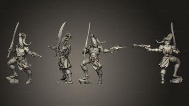 Military figurines The Aetern Troop 09 3d model