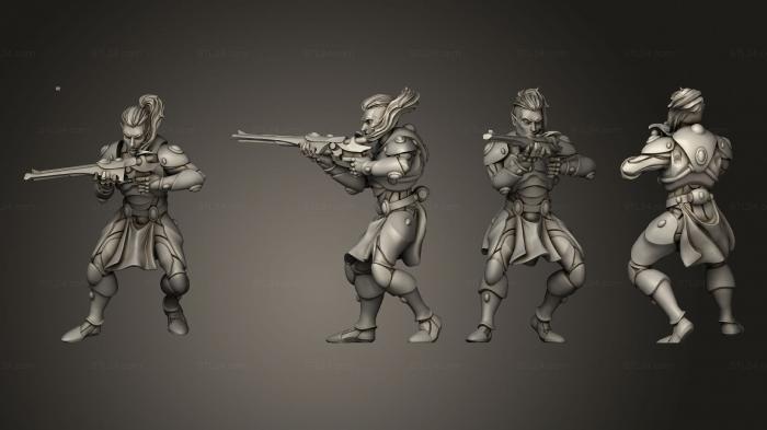 Military figurines (The Aetern Troop 15, STKW_13577) 3D models for cnc