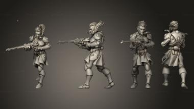 Military figurines The Aetern Troop 16 3d model