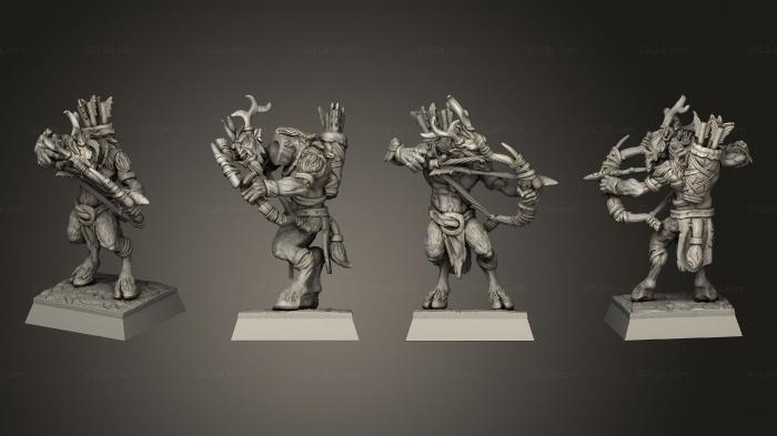 Military figurines (The Astabryds astador  arquero arco  09, STKW_13589) 3D models for cnc