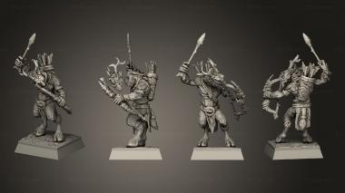 Military figurines The Astabryds astador arquero arco 10 3d model