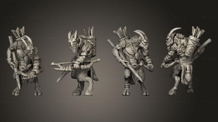 Military figurines (The Astabryds astador  arquero arco  12, STKW_13592) 3D models for cnc