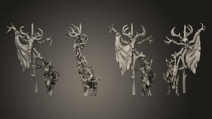 Military figurines (The Astabryds astador  arquero arco  14, STKW_13594) 3D models for cnc
