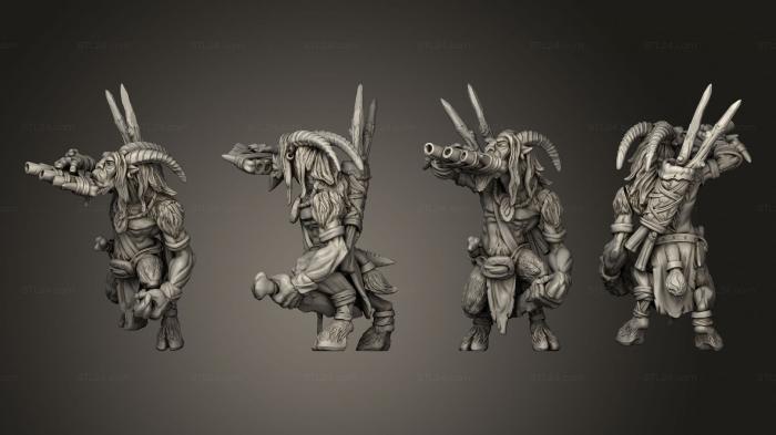 Military figurines (The Astabryds astador  arquero arco  17, STKW_13597) 3D models for cnc