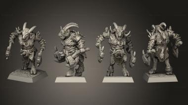 Military figurines The Astabryds Astar Leader 3d model