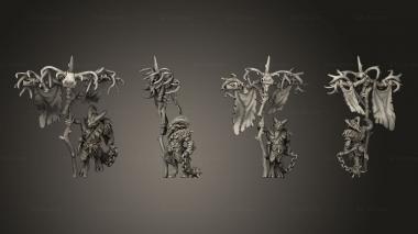 Military figurines The Astabryds AstarS tandard bearer 3d model