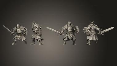 Military figurines The clan warrior 2 3d model