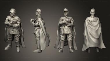 Military figurines The Director 3d model