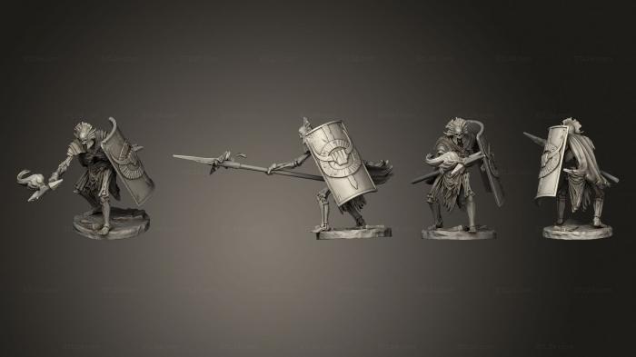 Military figurines (The Eternal Legions immortal 2, STKW_13612) 3D models for cnc