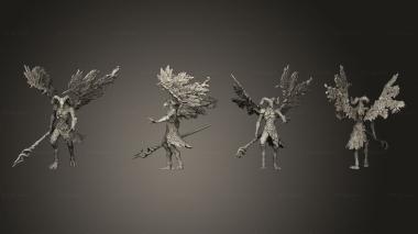 Military figurines The Forgotten God Huge 3d model