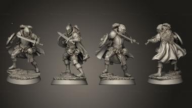 Military figurines The Head Hunter 3d model