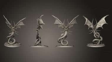 Military figurines The Host Of Demonicus Zebreyriaa Base 3d model