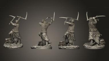 Military figurines the irredeemed warrior 02 3d model