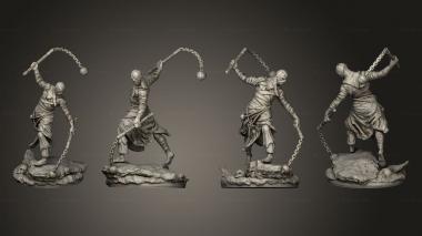 Military figurines the irredeemed warrior 03 3d model