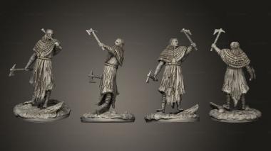 Military figurines the irredeemed warrior 04 3d model