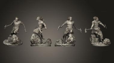 Military figurines the irredeemed warrior 05 3d model