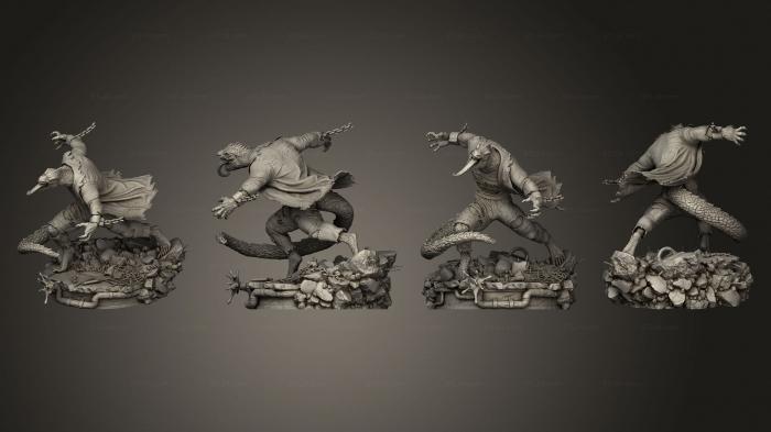 Military figurines (The Lizard washed, STKW_13646) 3D models for cnc
