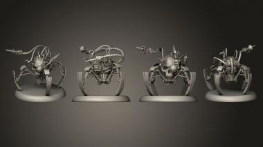 Military figurines The portal of MORP skull tank 3d model