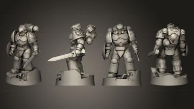 Military figurines The Slayer 3d model
