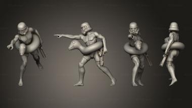 Military figurines The Stormparty Core 02 3d model