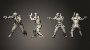 Military figurines The Veteran 3d model