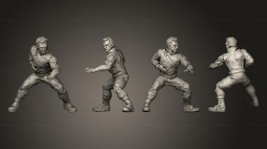 Military figurines The Winter Soldier Agent Snow Comrade pose 4 3d model