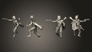 Military figurines The Young Hunter 3d model