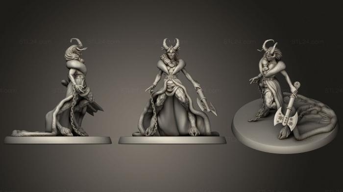 Military figurines (Lady Krampus, STKW_1368) 3D models for cnc