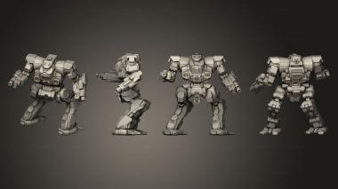 Military figurines THG 3d model