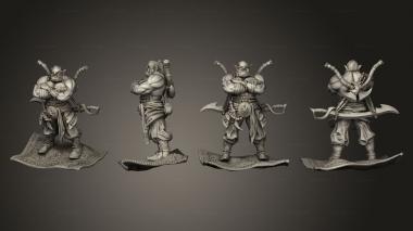 Military figurines Thiev Big Face Brute 3d model