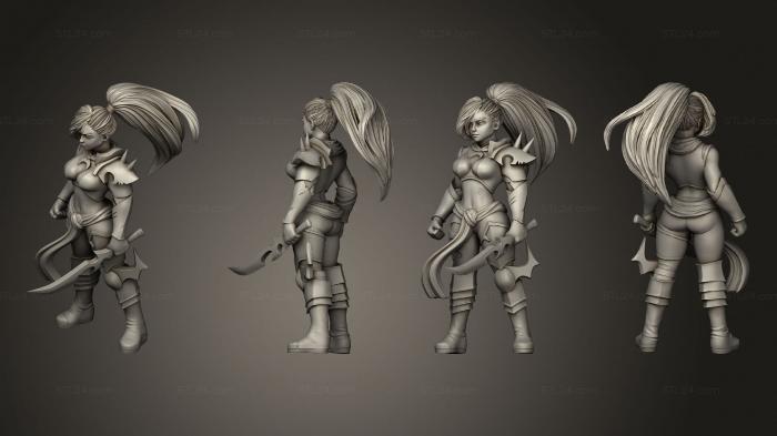 Military figurines (Thieves and Assassins Yes, STKW_13687) 3D models for cnc