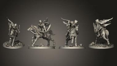 Military figurines Thieves Guild Rider 01 3d model